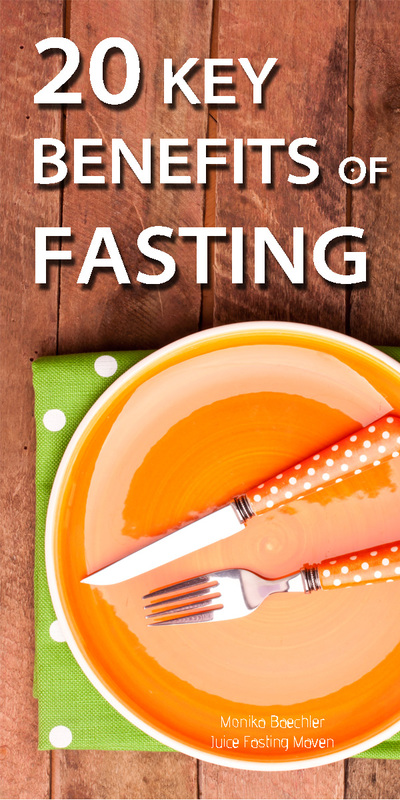 20 Key Benefits of Fasting - by Juice Fasting Maven, Monika Baechler